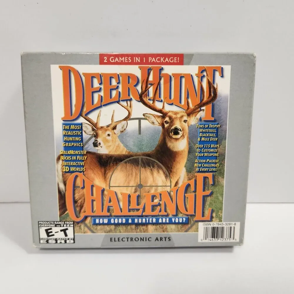 Deer Hunt Challenge & Championship Bass EA Sports PC Games 2 Pack